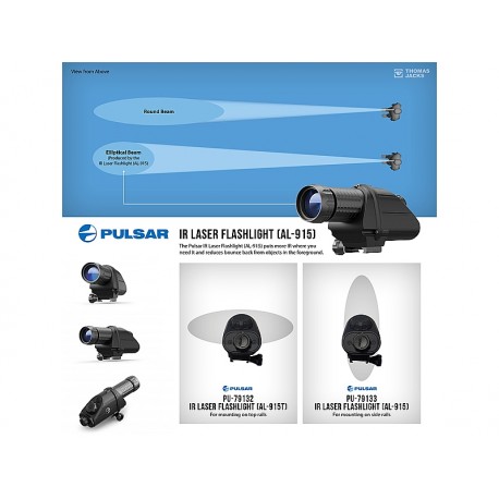 Pulsar IR Laser Flashlight (AL-915T) 